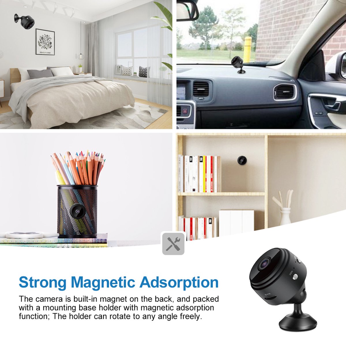 Mini caméra magnétique Wifi HD 1080p - AuBigDeal™