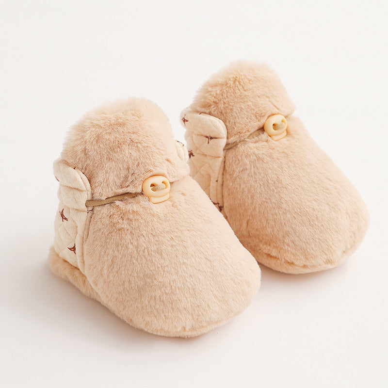 Chaussures Pour Bébé En Coton Pelucheux - LeBigDeal™